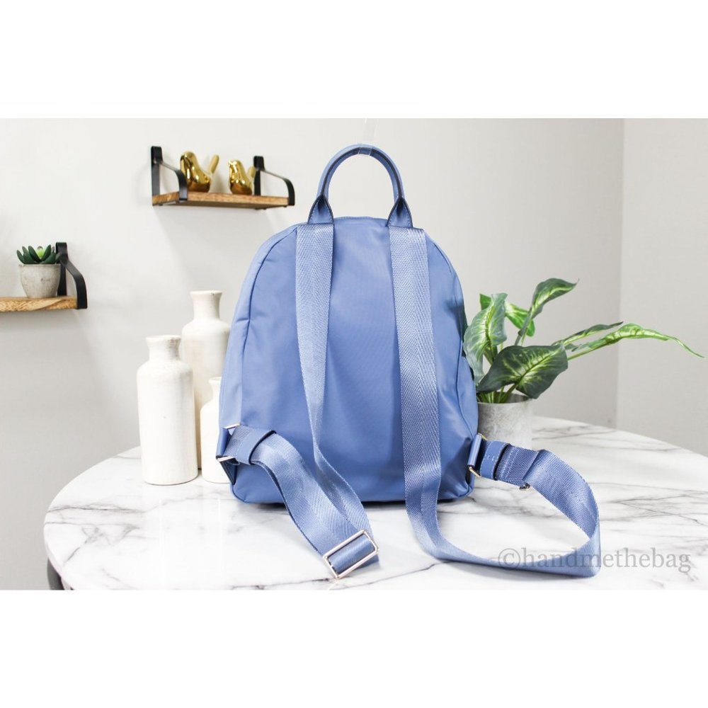 NWT Tory Burch 73200 Ella Medium Nylon Oceanside Shoulder Backpack Bag Bookbag - Picture 2 of 9